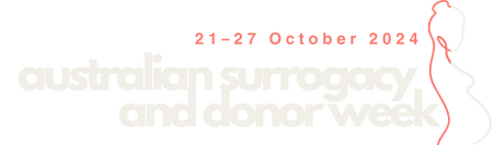 Australian Surrogacy And Donor Week logo 2024